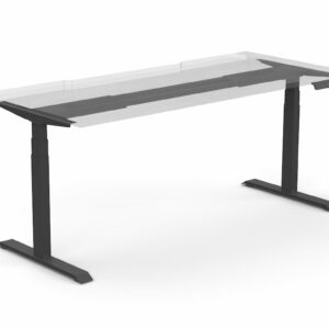 Zit/Sta bureau Zwart